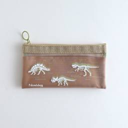 Green Flash Study Holic Mesh Pen Pouch, Palentology