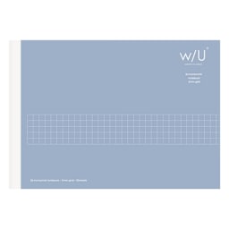 Nakabayashi B6 Horizontal Notebook, Blue, 7.17" x 5.03"