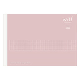 Nakabayashi B6 Horizontal Notebook, Pink, 7.17" x 5.03"