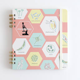 Green Flash Study Holic Sprial Notepad, Microbiology