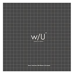Nakabayashi Square Sticky Notes, Smokey Black