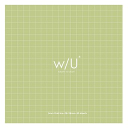 Nakabayashi Square Sticky Notes, Pistachio Green