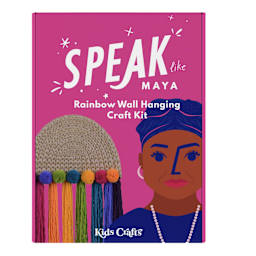 Kids Crafts Speak Like Maya Rainbow Wall Hanging Kit