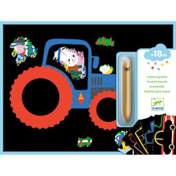 Djeco Vehicles Scratch Card Kit