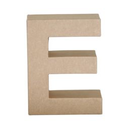 Paper Mache Letters & Numbers, E