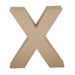 Paper Mache Letters & Numbers, X