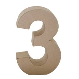 Paper Mache Letters & Numbers, 3