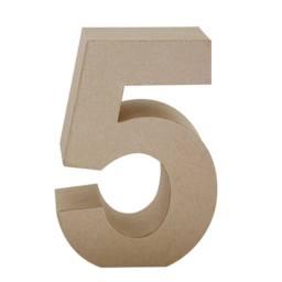 Paper Mache Letters & Numbers, 5
