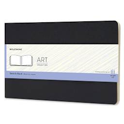Moleskine Sketch Album - Black, Large, 5" x 8-1/4", front view