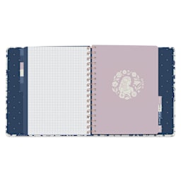 Fringe Studio 2023 Hardcover Planner, Indigo Zodiac (Graph paper page)