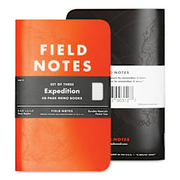 Field Notes Expedition Dot Grid Memo Notebooks - Dot Grid, 3-1/2" x 5-1/2", 48 Pages, front and back covers