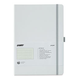 Lamy Softcover Notebook - White, Dot-Grid-Rule, 8-1/4" x 5-3/4" (front cover)