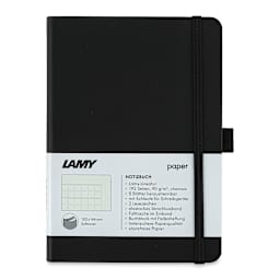 Lamy Softcover Notebook - Black, Dot-Grid-Rule, 5-3/4" x 4-1/8" (front cover)