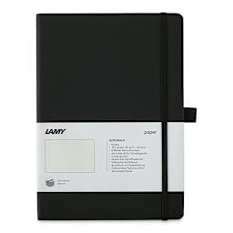 Lamy Softcover Notebook - Black, Blank, 8-1/4" x 5-3/4" (front cover)