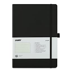 Lamy Softcover Notebook - Charcoal, Dot-Grid-Rule, 8-1/4" x 5-3/4" (front cover)