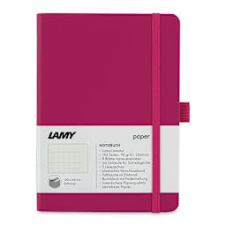 Lamy Softcover Notebook - Pink, Dot-Grid-Rule, 8-1/4" x 5-3/4" (front cover)