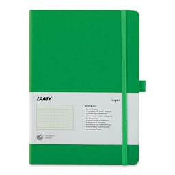 Lamy Softcover Notebook - Green, Dot-Grid-Rule, 8-1/4" x 5-3/4" (front cover)