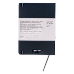 Fabriano Ispira Soft-Cover Notebook - Black, 5-4/5" x 8-1/4", Dot Grid, back cover