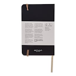 Fabriano Ispira Soft-Cover Notebook - Brown, 3-1/2" x 5-1/2", Ruled, back cover