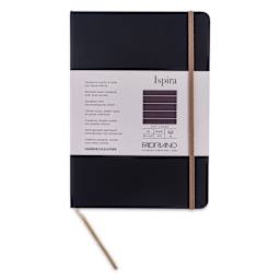 Fabriano Ispira Soft-Cover Notebook - Brown, 5-4/5" x 8-1/4", Ruled, front cover