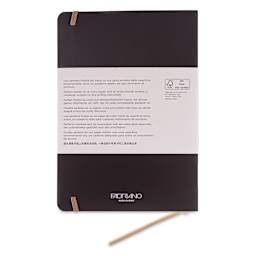 Fabriano Ispira Soft-Cover Notebook - Brown, 5-4/5" x 8-1/4", Dot Grid, back cover