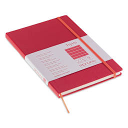 Fabriano Ispira Hard-Cover Notebook - Red, 5-4/5" x 8-1/4", Lined
