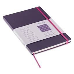Fabriano Ispira Hard-Cover Notebook - Purple, 5-4/5" x 8-1/4", Lined