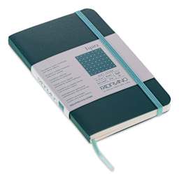 Fabriano Ispira Hard-Cover Notebook - Green, 3-1/2" x 5-1/2", Dot Grid