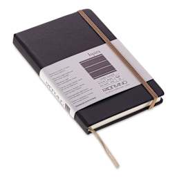 Fabriano Ispira Hard-Cover Notebook - Brown, 3-1/2" x 5-1/2", Lined