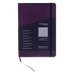 Fabriano EcoQua Plus Stitch-Bound Notebook - Wine, 5-4/5" x 8-1/4", Lined, front cover
