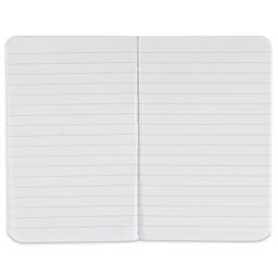 Fabriano Ecoqua Plus Fabric-Bound Notebook - Wine, 3-1/2" x 5-1/2", Lined, open