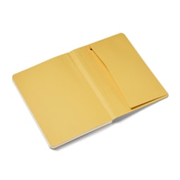 Fabriano Ecoqua Plus Fabric Blank A5 Notebook, 80 Sheets, Yellow