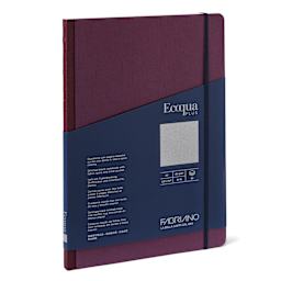 Fabriano Ecoqua Plus Fabric Blank A5 Notebook, 80 Sheets, Wine