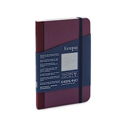 Fabriano Ecoqua Plus Fabric Blank A5 Notebook, 80 Sheets, Wine
