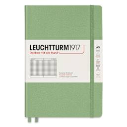 Leuchtturm1917 Squared Hardbound Notebook - Sage, 5-3/4" x 8-1/4"