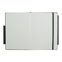 Leuchtturm1917 Bullet Journal Edition 2 - Black, 6" x 8" (open to show paper)