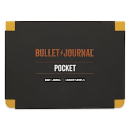 Leuchtturm1917 Bullet Journal Pocket Edition, Yellow, Pkg of 3, front of packaging