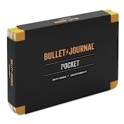 Leuchtturm1917 Bullet Journal Pocket Edition, Yellow, Pkg of 3, packaging