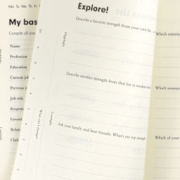 Leuchtturm1917 Change Journals, bleed of pen marks on paper