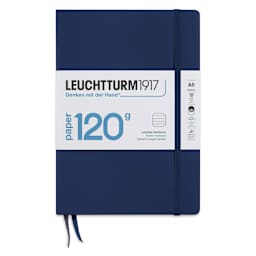 Leuchtturm1917 Edition 120G Notebook - Navy, 5-3/4" x 8-1/4", Ruled
