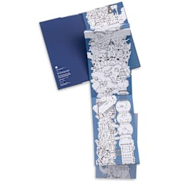 To the Moon Coloring Book - pages extended vertically