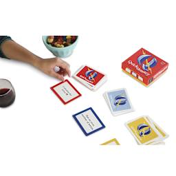 Quicktionary - Three colors of Cards shown in use