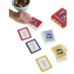 Quicktionary - Hand reaching for red card during play