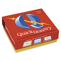 Quicktionary - Angled view of top of package