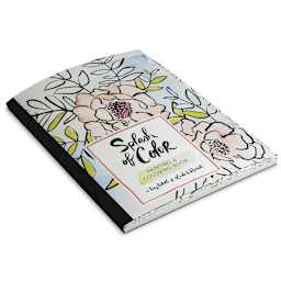 Splash of Color Painting & Coloring Book - lying flat