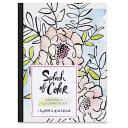 Splash of Color Painting & Coloring Book - front cover