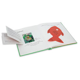 Henri Matisse: Meet the Artist - Spread showing pop-up window and Fish drawing
