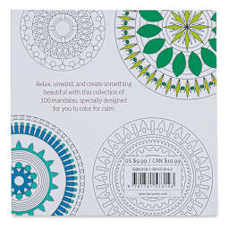 The Little Book of Coloring for Calm, Back Cover