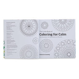 The Little Book of Coloring for Calm, inside book