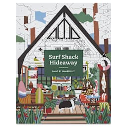Surf Shack Hideaway Paint by Number Kit, front cover
